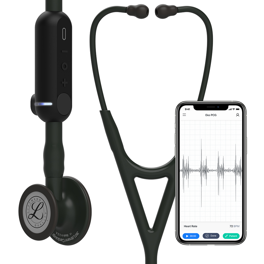 Littmann CORE Stethoscope ブラック Littmann CORE Digital Stethoscope in Black | HCE
