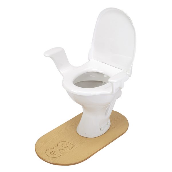Nobi Classic Raised Toilet Seat with Arms HCE