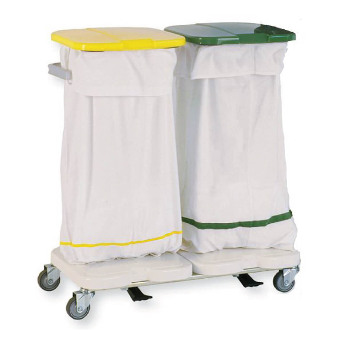 Double Soiled Linen Trolley HCE
