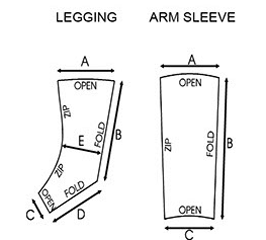 Garment Sizing Diagram