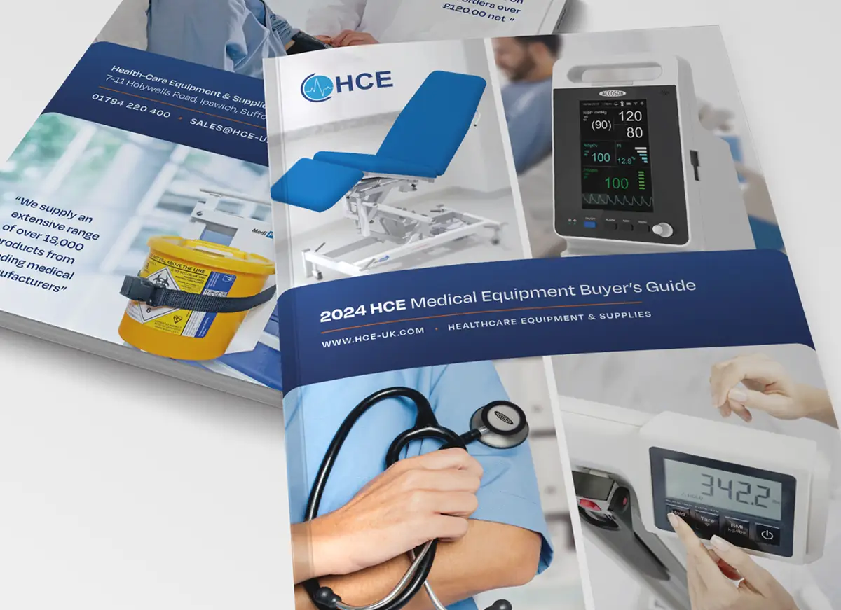 HCE 2024 Medical Buyers guide printed listing healthcare products