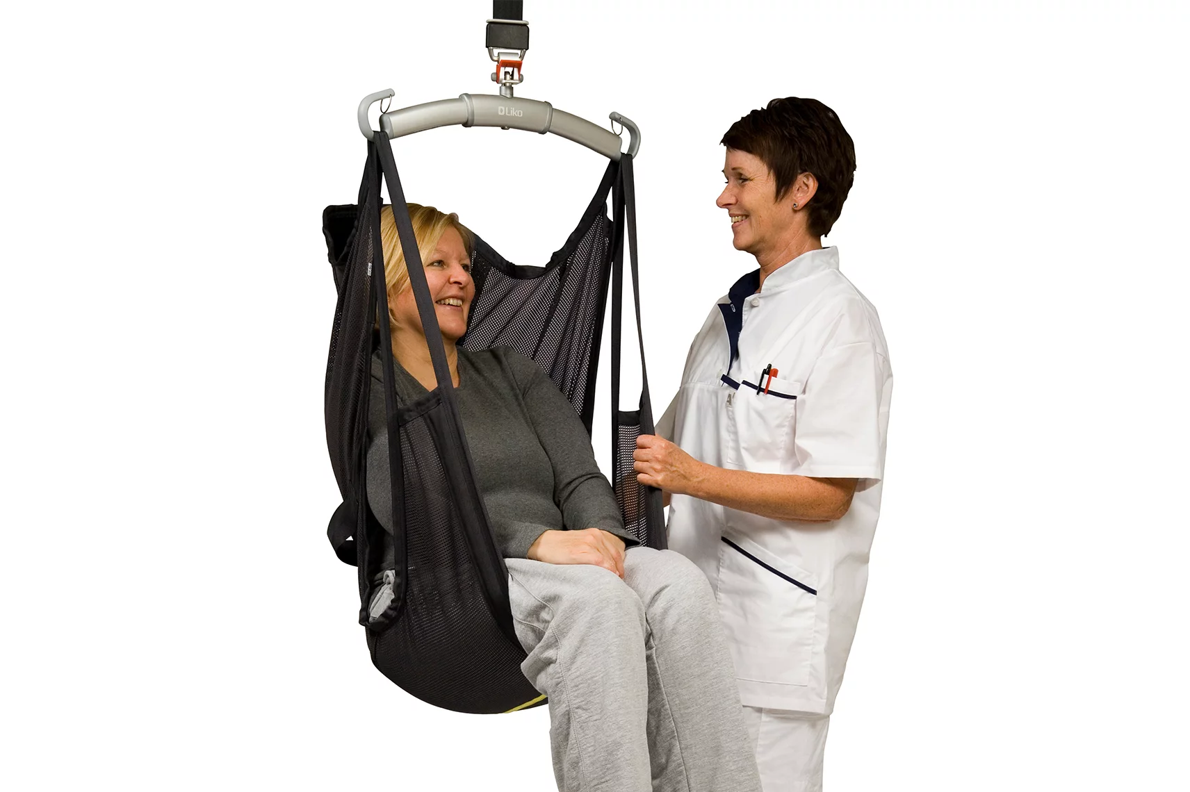 thumbnail image 2 of Liko Model 45 Hygiene Sling With Safety Belt – Size Large (174-264 Lbs) – Open Box 2 of 6