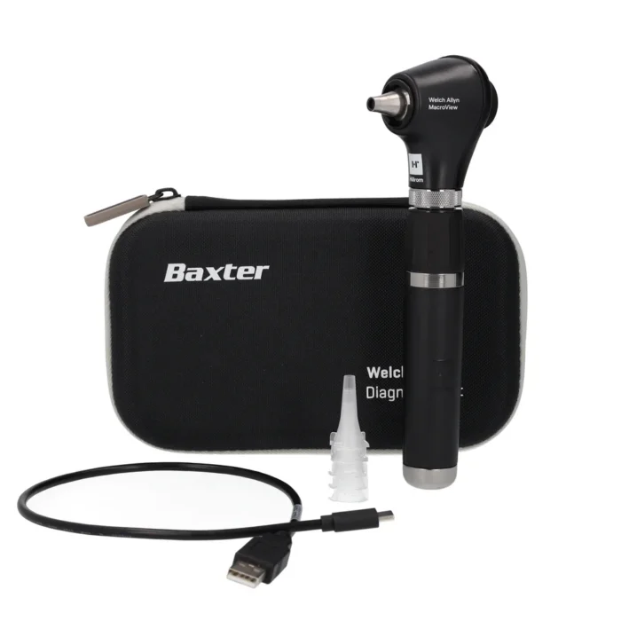 Welch Allyn MacroView LED Otoscope | USB Handle & Case