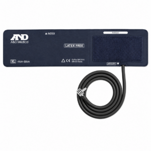 A&D XL replacement cuff for compatible UM-211 and UM-201 Series blood pressure monitors, suitable for arm circumferences of 41–50 cm.