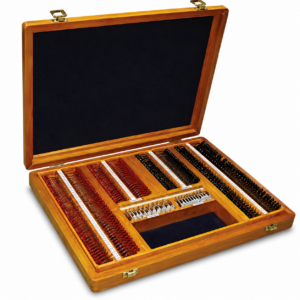 Keeler Premium Trial Lens Set - Reduced Aperture Metal Lenses in Wooden Case