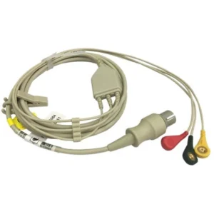 ECG Leadwire for Creative Monitors, 3 Lead, 3.7m (Defib Proof)