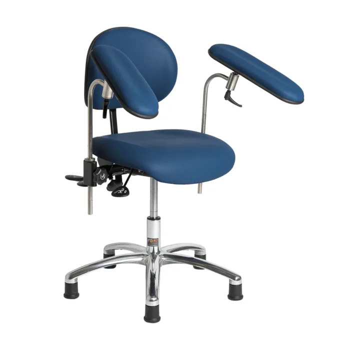80111 Side view of VELA Phlebotomy Basic Blood Sampling Chair
