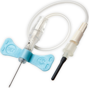BD Vacutainer Safety-Lok Blood Collection Set w/ Luer Adaptor 21g 0.75” with 7” Tubing - Pack of 50