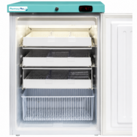 Lec Medical Pharmacy Plus 158 Litre Bluetooth Freestanding Fridge PPGR158BT-UK - Solid Door with Drawers