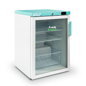 Lec Medical Pharmacy Plus 158 Litre Bluetooth Freestanding Fridge PPGR158BT-UK - Glass Door with Left Hinge
