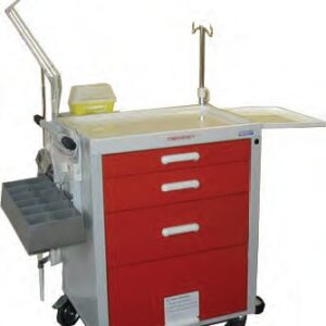 Medisco M-93SE Emergency Resus Trolley 3 Drawer - Defib Emergency