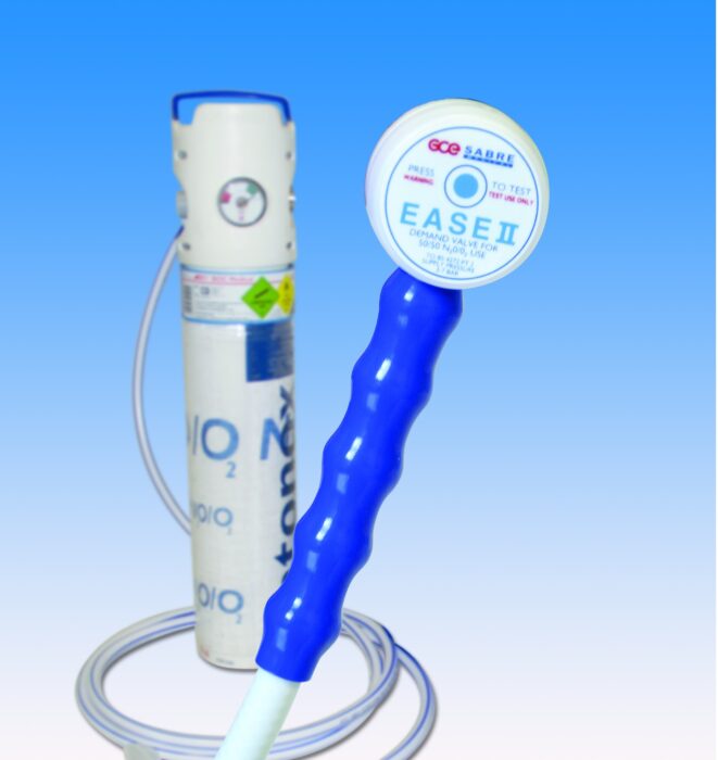 GCE Sabre EASE II Kit with demand valve and regulator