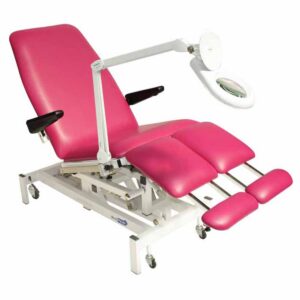 Medi-Plinth Podiatry Chair - Electric Tilting Ash Grey