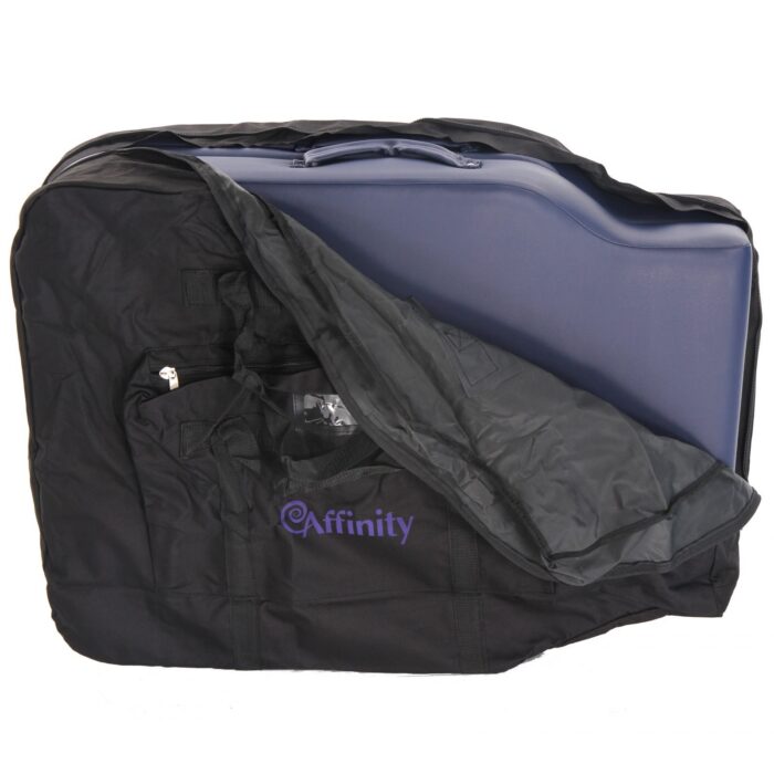 Affinity 8 Hourglass Portable Massage Table - Navy Bag