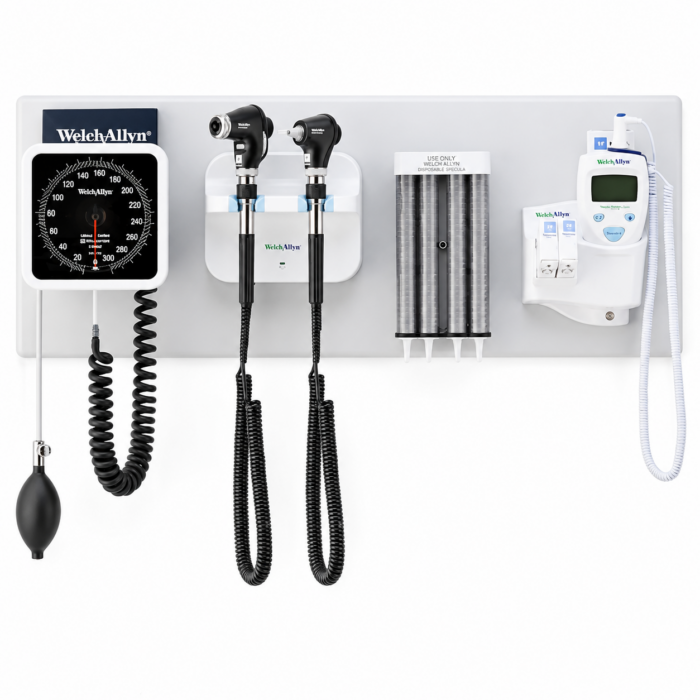 Welch Allyn Green Series 777 Integrated Wall System with PanOptic Basic LED Ophthalmoscope
