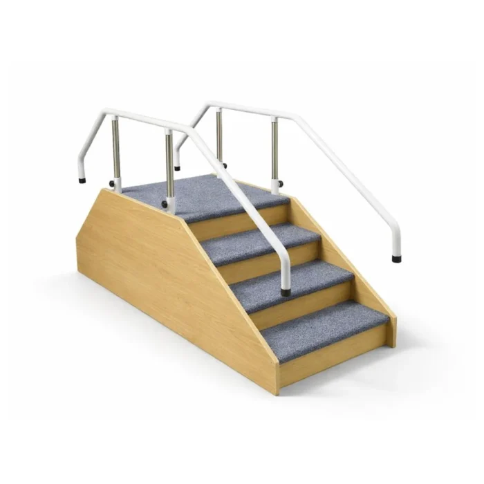 Straight Physiotherapy Training Steps with Carpet Treads