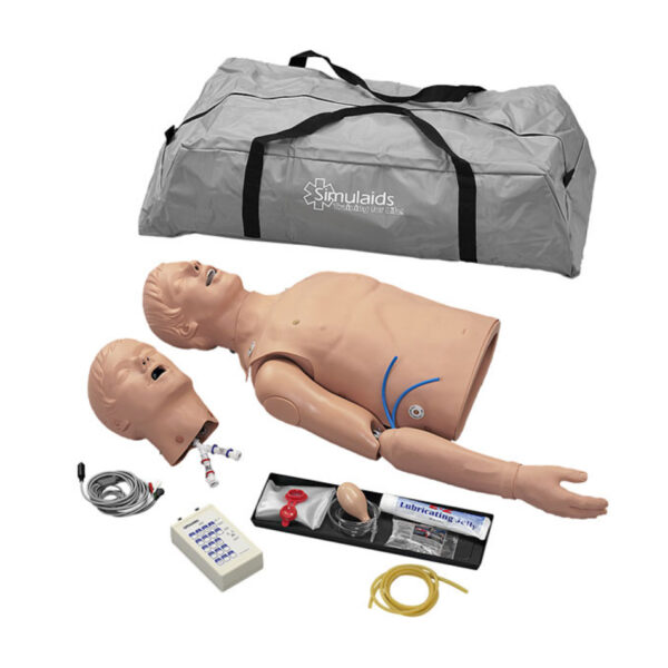 Simulaids Complete ALS Full Body Trainer with Leg Assembly & Carry Bag ...