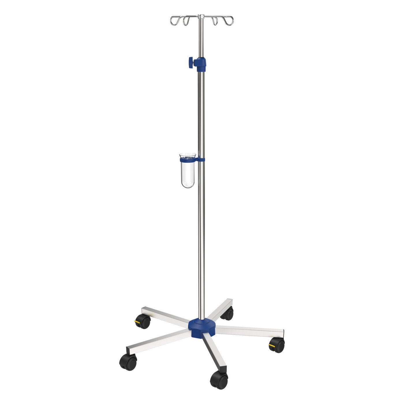 Provita IVStand Normal Care Stainless Steel, Twin Castors 50mm HCE