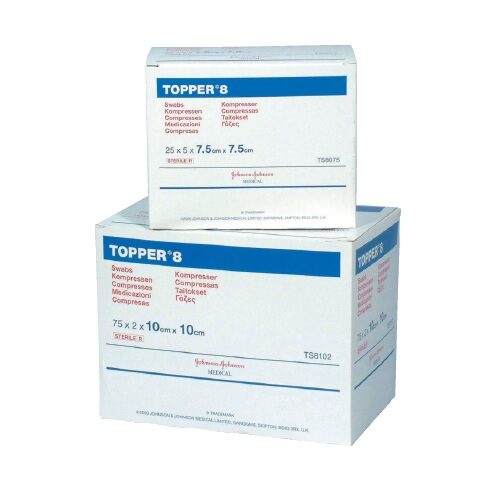 Johnson Cake Topper Johnson & Johnson Topper 8 Swabs 10 x 10cm (Non Sterile) - Pack of 100 ...