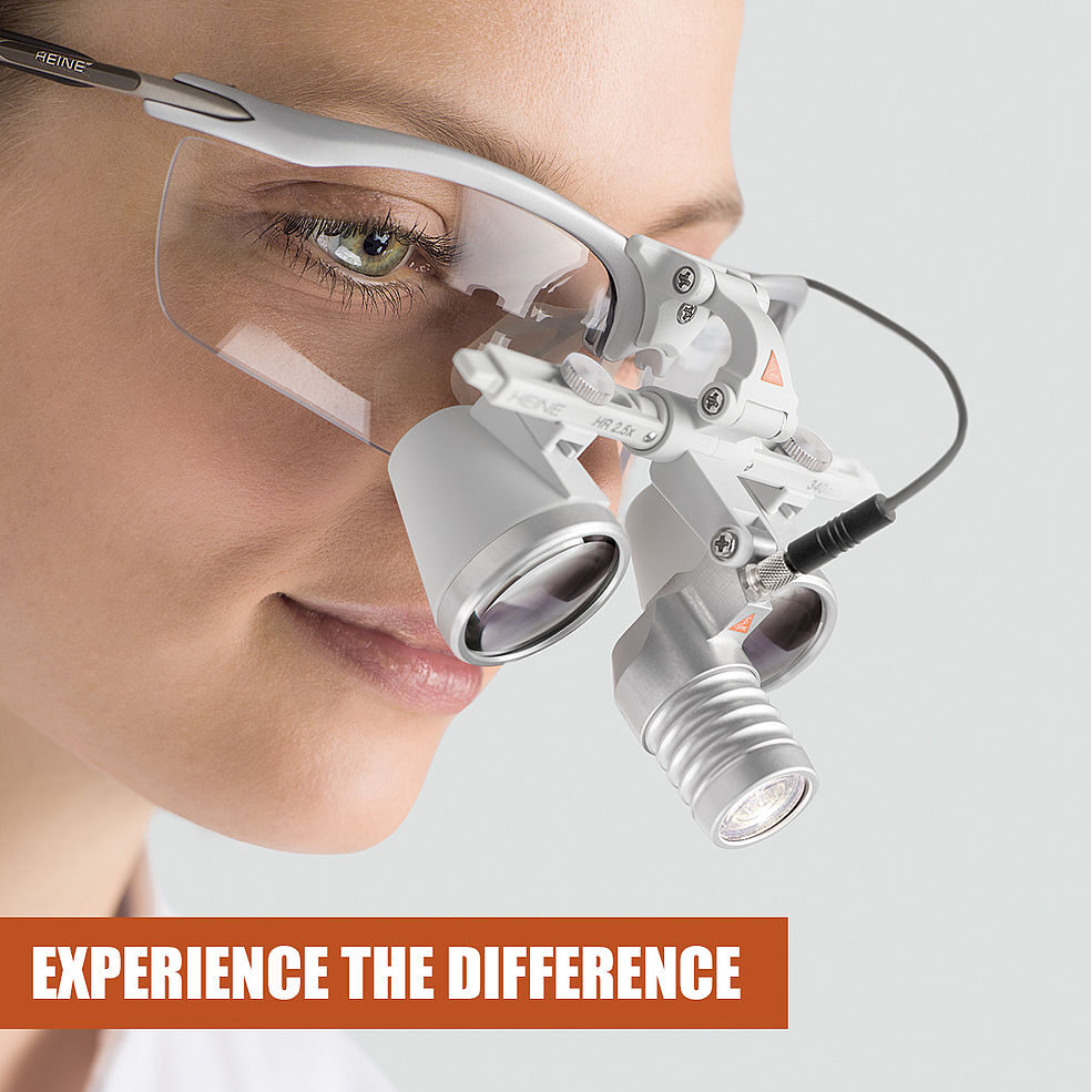 HEINE LoupeLight 2 HR 2.5x/520mm Comprehensive Pack HCE