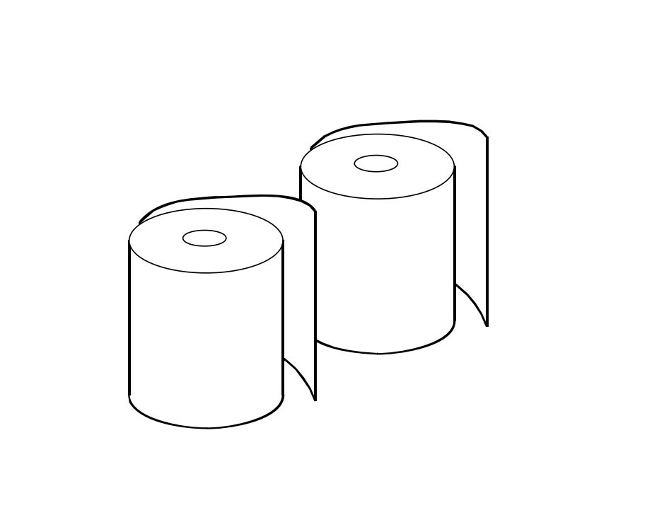 Paper Roll for TM-2657P, TM-2655P & TM-2480 - Pack of 5 | HCE