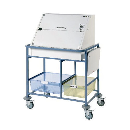 Sunflower Large Ward Drugs Trolley - 3 Shelves With Divider System & 2 ...