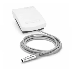 EMS Replacement white shockwave foot switch with grey cable and metal connector