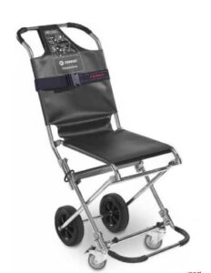 Ferno Compact 1-S Carry Chair (black) with wipe-clean biosafe straps