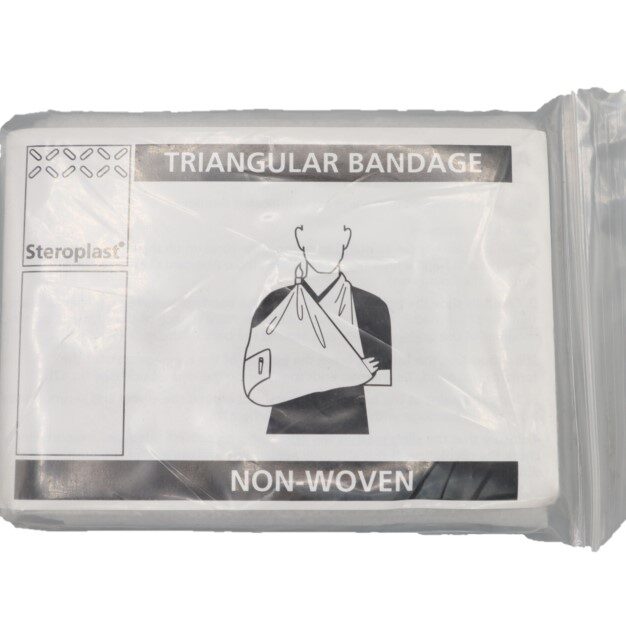 Steroplast Calico – 3 Bende Triangolari Di Supporto In Cotone, 90x90x127 Cm, Lavabili E Riutilizzabili, Per Pronto Soccorso - 2