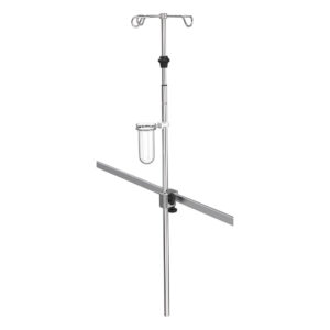 Infusion stand 18mm for device standard rail - without wall support
