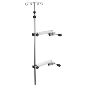 Infusion Arm System (single) - Two Swiveling Holding arms with universal clamp