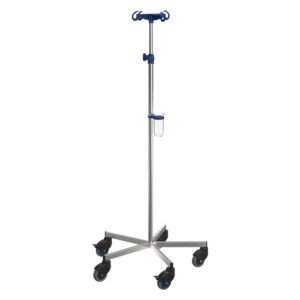 MRI - I.V. Stand / Drip stand - For MRI's up to 1.5 Tesla - Mono Castors