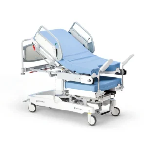 Lojer Optima maternity delivery bed with fold away foot section