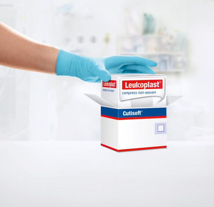 Leukoplast - Compress Non-Woven - Sterile - 30gr - 4 Ply - 5x5cm - Pack Of 100(50x2)