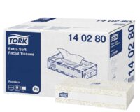 Tork Extra Soft 2-Ply Facial Tissues - 21x20cm - Pack of 30 - 140280