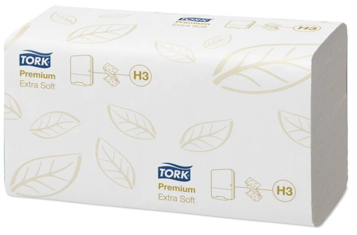 Tork Extra Soft Singlefold Hand Towels White H3 - Pack of 15 - 100278