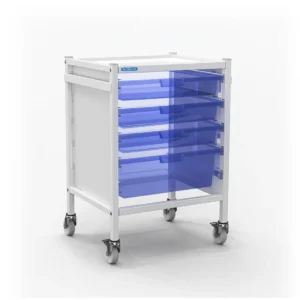 Shuttleworth 770 Low Compact Medical Storage Tray Trolley