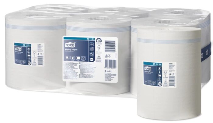 Tork Centrefeed Wiping Paper White M2 - Pack of 6 - 151131