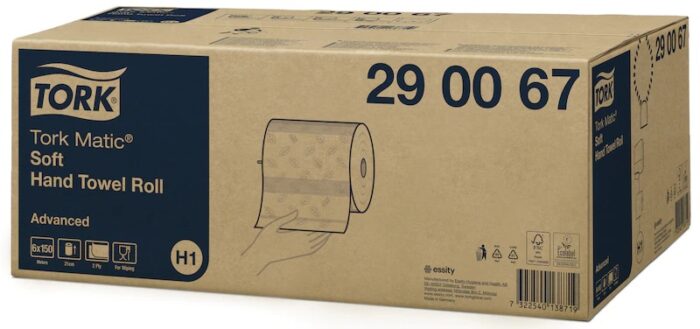 Tork Matic Soft Paper Hand Towels White H1 - Pack of 6 - 290067
