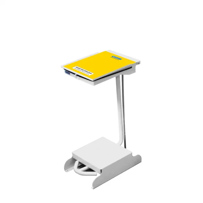 Shuttleworth Medical 20L small capacity sack holder with yellow bin lid