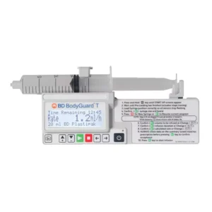 BD BodyGuard T-Syringe Pump Driver with screen in use