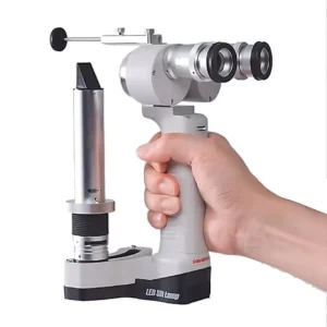 XL1 Slit Lamp Held in Hand by Shin Nippon