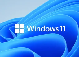 NHS Windows 11 Upgrade Banner on Blue Background